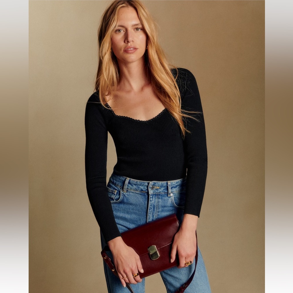 Sézane Maha Jumper Black - XS